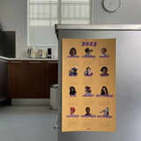 カラーポスターカレンダー / Color Poster Calendar