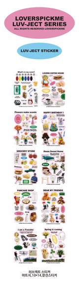 ラブジェクトステッカーセット/Luvject Sticker Set