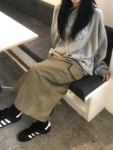デイリースリットカーゴベンダブルロングスカート