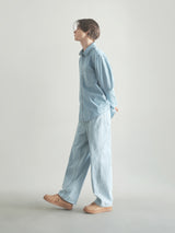 スロップワイドデニムパンツ / M198 SLOP WIDE DENIM PANTS_LIGHT BLUE