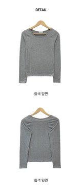ユースベーシックUネックロングスリーブTシャツ