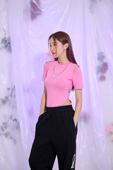 スリットボディースーツ / TOP(9283) Slit Bodysuit