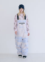 カーゴビブオーバーオール / BSR2223FWPT069 IVT CARGO BIB PANTS CREAM SKY