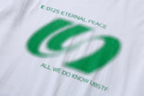 Halftone Logo Long Sleeve (White)