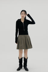ロングジップTシャツ / long zip t-shirt