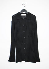 ロングダメージカーディガン / Long Damage Cardigan (3color)