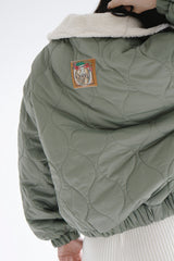 ヴィンテージキルティングジャンパー/vintage quilted jumper