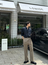 メソーバイオウォッシングオーバーサイズフィットシャツ
