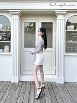 ハートロースリットミニスカート / 942. Heart low slit mini sk (2color)