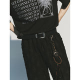 スタージャカードバンディングパンツ / STAR JACQUARD BANDING PANTS_BK