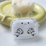 スマイルラビットAirPodsケース / Smile Rabbit AirPod Case