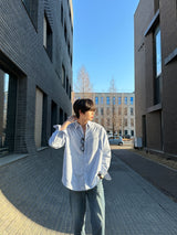 LMN シグナルモダンフィットプレーンシャツ / LMN Signal Modern Fit Plain Shirt (4 colors)