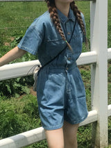 Marina denim jumpsuit 