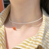 エッグ リングネックレス/[CCNMADE] EGG RING NECKLACE (6645532196982)
