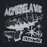 クリーチャーウエポンビンテージアートワーク半袖Tシャツ