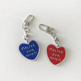 Melted Our Hearts Keyring (Classic Blue) (6602070818934)
