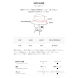 VA スクエアスタッドフリースバケットハット/ダークベージュ
