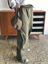 ニコルジッパーバンディングパンツ