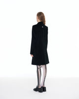 [ICC22WJK05BK] LOGO CORDUROY COAT - BLACK