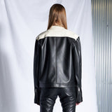 ウェーブジッパーバイカージャケット ウィメン / Wave Zipper Biker Jacket Women