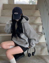 [BELLIDE MADE] Hug napping boxy loose fit hoodie