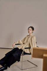 ウールツイルセットアップスカート/WOOL TWILL SETUP SKIRT_NAVY