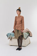 リボンレースアップローファー / ribbon lace-up loafers