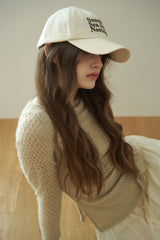 NOSTALGIA baseball cap_ivory