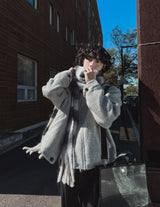 モヘアベリーハーフジャケット (3 color)