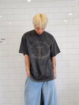 VENTIQUE ピグメントジーザス半袖Tシャツ