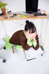 0MWタフカッティングフーディー_light green