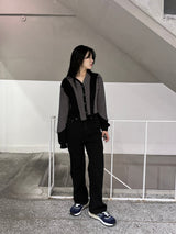 Leon straight black jean 