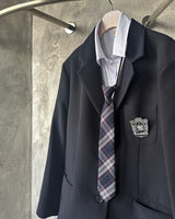 Checkered Geek Preppy Automatic Tie