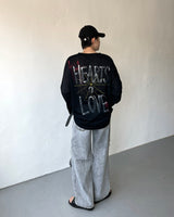 90's See-Through Painting Loose T-Shirt