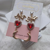ムーンウィッチイヤリング / Moon Witch Earring- Red