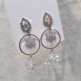 アイシーブルームイヤリング / Icy Bloom Earring - Rainbow (Han Hyojoo Earring)
