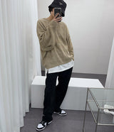ミックスバルーンニット/MU Mix Balloon Knitwear (3 colors)