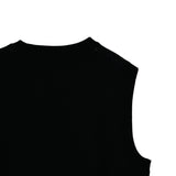 FLOWER JACQUARD VEST_BLACK (6600100446326)