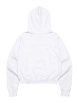 Wセラーロゴクロップドフーディー/W SELLER LOGO CROPPED HOODIE WHITE(CV2CFFM402A)