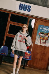 クラシックビッグロゴパーカ・グレー［ユニセックス］/ Classic Big Logo Unisex Gray Hoodie