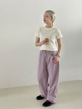 Flower daisy cropped t