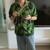 Tension Mold Hawaiian Short Sleeve Shirt (2color)