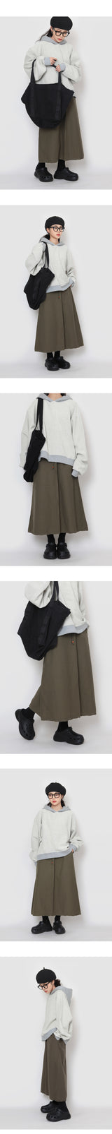 ベーシックリネンロングスカート / basic linen long skirt