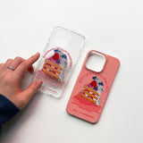 ビックスマホグリップ ストロベリーホイップクリームケーキ