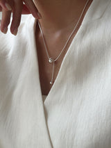 [92.5silver] big ball necklace