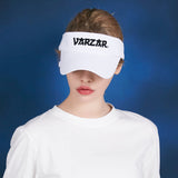 Signature 3D Logo over fit sun-visor cap WHITE