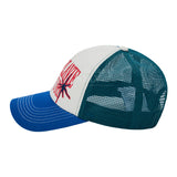 ADLV CREATURE TRUCKER BALL CAP (BLUE)