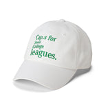 7 COLLEGE WORDING BALL CAP (6671632793718)
