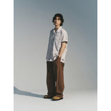 マティックスリラックスベルトパンツ / MATIX RELAXED BELTED PANTS_BRICK BROWN