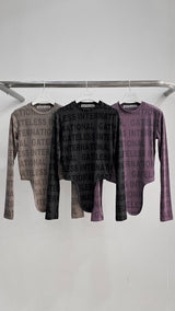 ダブルレタリングTシャツ / DOUBLE LETTERING T